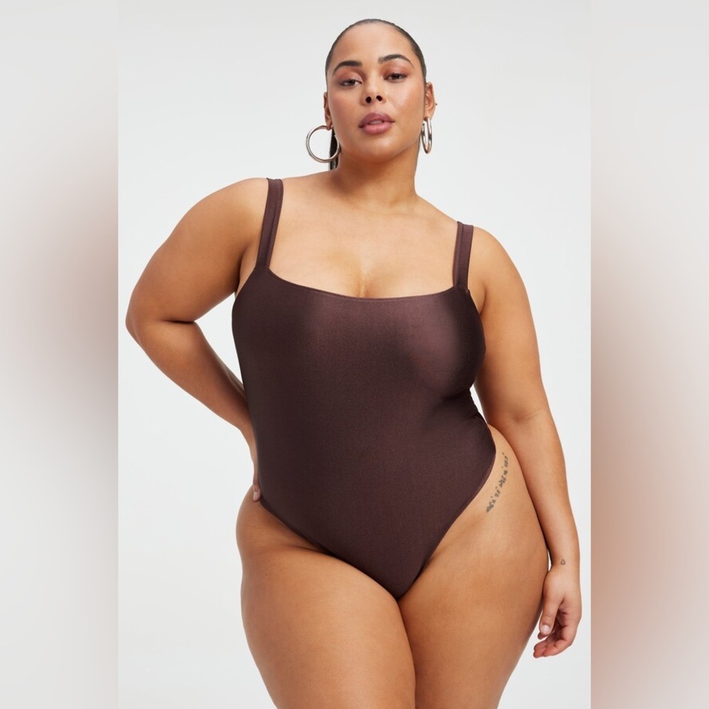 Good American 8 (5XL) Compression Shine Bodysuit
